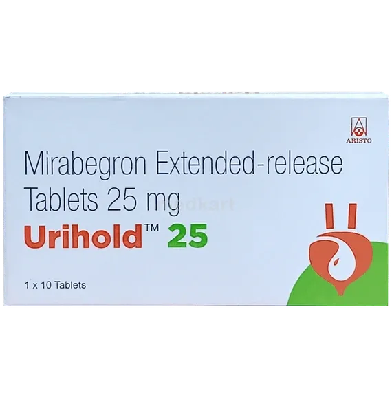 urihold s 25mg tablet 10's